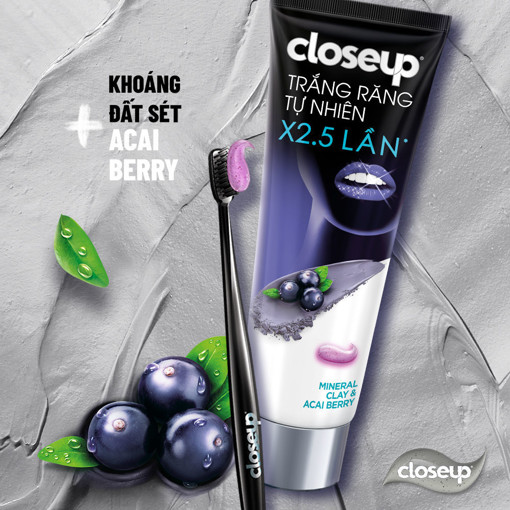 Ảnh của Kem đánh răng Closeup Khoáng Đất Sét & Acai Berry