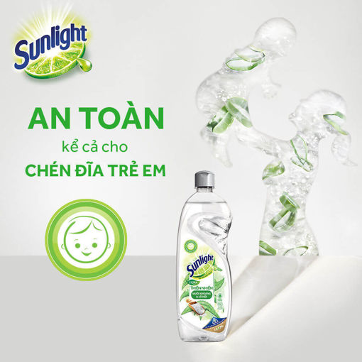 Ảnh của Nước rửa chén Sunlight Thiên nhiên Lô hội & Muối khoáng Chai 750g