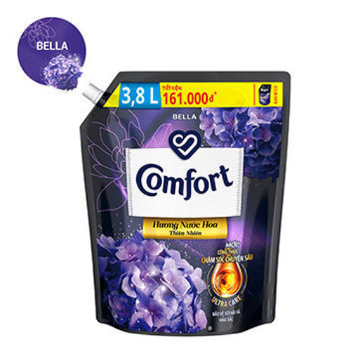 Ảnh của Nước xả vải Comfort Hương nước hoa thiên nhiên Bella túi 3.8l