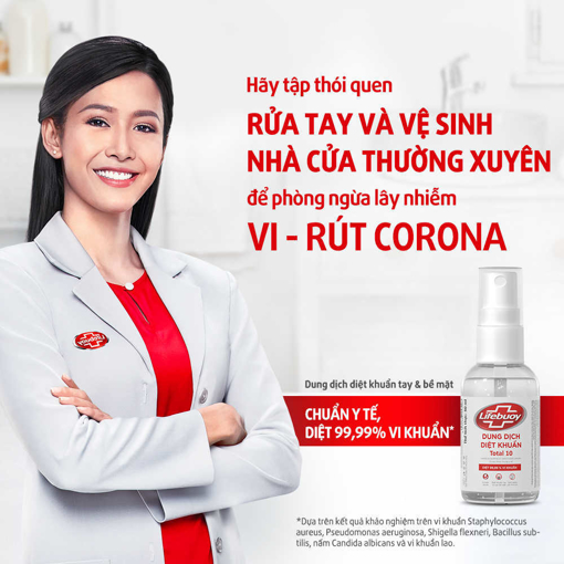 Ảnh của Dung dịch diệt khuẩn Lifebuoy Bảo vệ vượt trội 10 50ml