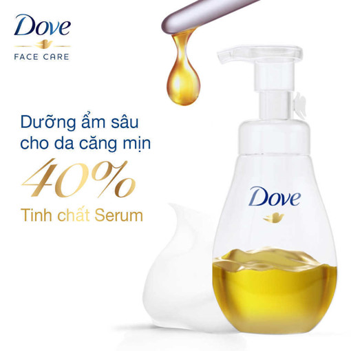 Ảnh của Sữa Rửa Mặt Dạng Bọt Dove Tinh Chất - Serum Cấp Ẩm & Cho Da Mềm Mượt 130g