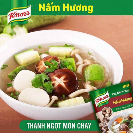 Picture of Hạt nêm Knorr Chay Nấm Hương Organic Gói 170g