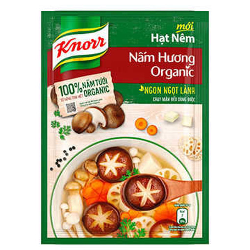 Picture of Hạt nêm Knorr Chay Nấm Hương Organic Gói 170g