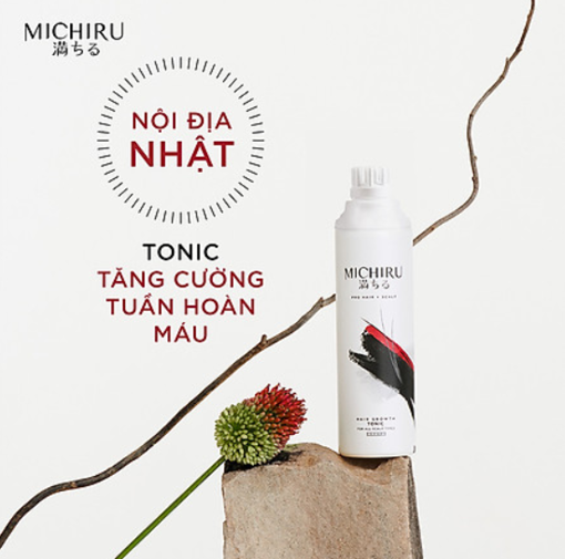 Ảnh của Tinh Chất Tonic Michiru Kích Thích Tuần Hoàn Máu Hỗ Trợ Mọc Tóc 130g