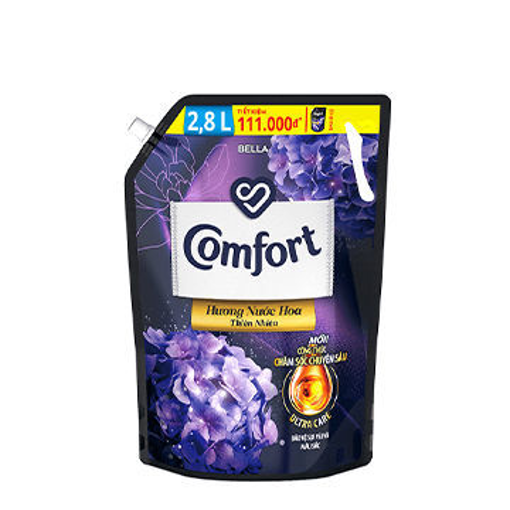 Picture of Nước xả vải Comfort Hương nước hoa thiên nhiên Bella túi 2.8l
