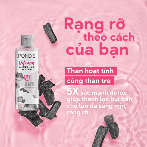 Picture of Nước tẩy trang Vitamin và Tinh than tre sạch sâu Pond's Micellar Water 400ml