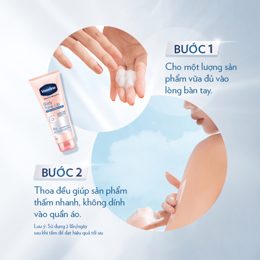 Ảnh của [HSD: 18/07/23] Vaseline Body Tone-Up Serum dưỡng thể nâng tông tức thì 320ml