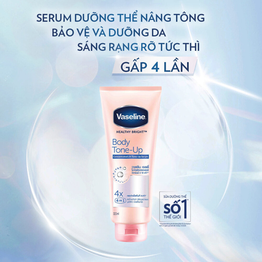 Ảnh của [HSD: 18/07/23] Vaseline Body Tone-Up Serum dưỡng thể nâng tông tức thì 320ml