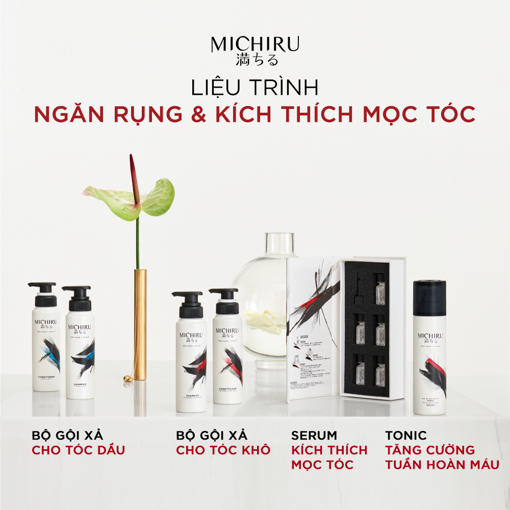 Ảnh của Dầu gội Michiru Ngăn Gãy Rụng 95% & Làm Dày Tóc Dành Cho Da Đầu Nhờn 180g