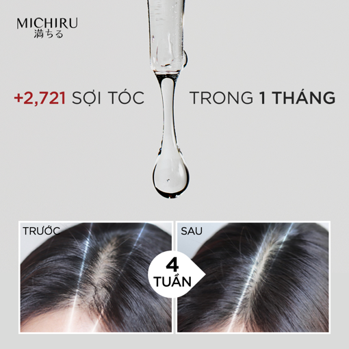 Ảnh của Dầu gội Michiru Ngăn Gãy Rụng 95% & Làm Dày Tóc Dành Cho Da Đầu Nhờn 180g