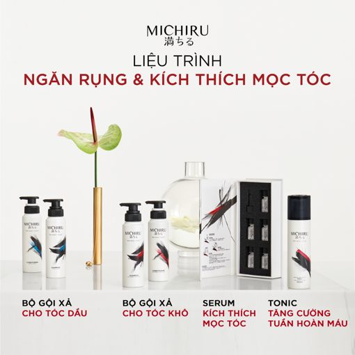 Picture of Dầu xả Michiru Ngăn Gãy Rụng 95% & Làm Dày Tóc Dành Cho Da Đầu Nhờn 180g