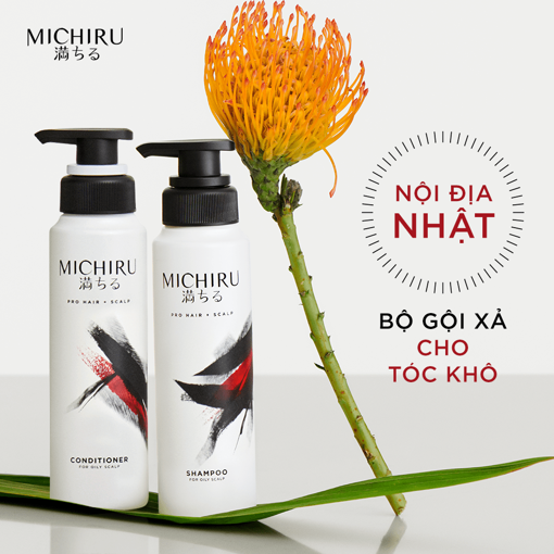 Picture of Dầu gội Michiru Ngăn Gãy Rụng 95% & Làm Dày Tóc Dành Cho Da Đầu Thường và Khô 180g