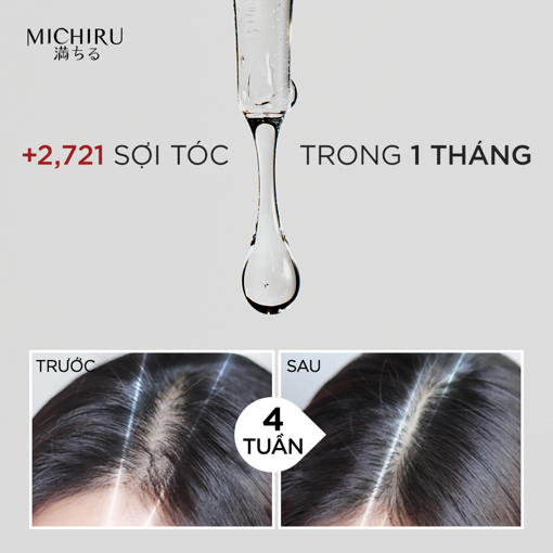 Picture of Dầu xả Michiru Ngăn Gãy Rụng 95% & Làm Dày Tóc Dành Cho Da Đầu Thường và Khô 180g