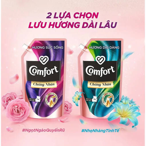 Picture of Nước xả vải Comfort Chống Nhăn Hương Sức Sống túi 2.7l