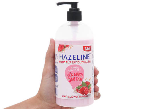 Ảnh của Nước rửa tay dưỡng ẩm Hazeline Yến mạch Dâu tằm chai 450ml