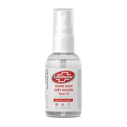 Picture of [Tặng vỏ bao] Dung dịch diệt khuẩn Lifebuoy Bảo vệ vượt trội 10 50ml