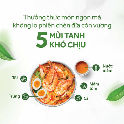 Ảnh của Nước rửa chén Sunlight Khử mùi tanh Matcha Trà Nhật Túi 750g