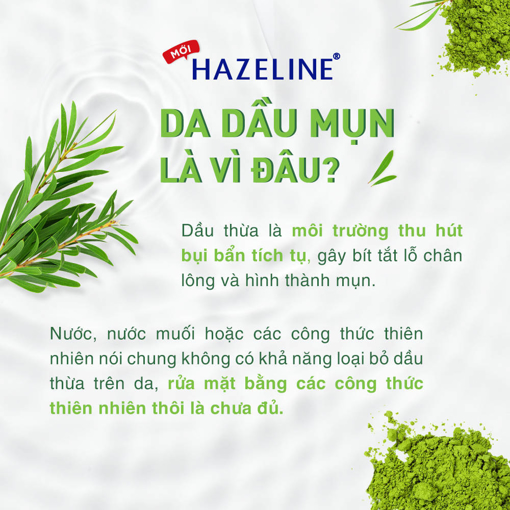 Ảnh của Sữa rửa mặt Hazeline Matcha Tràm Trà 50g