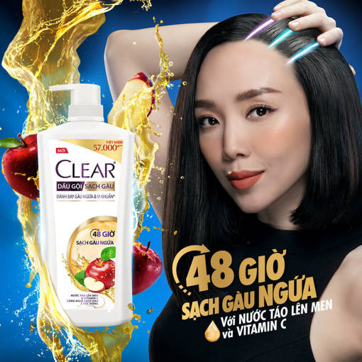 Ảnh của Clear Dầu Gội 48 giờ Sạch Gàu Ngứa 630g