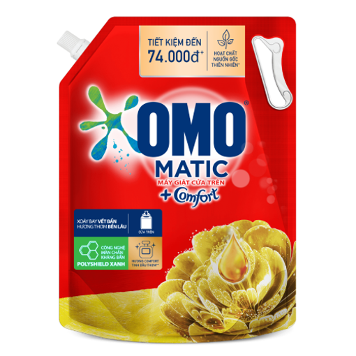 Picture of Combo A Panasonic: Bộ quà tặng gồm 4 túi nước giặt OMO MATIC CỬA TRÊN LOẠI 2.8KG