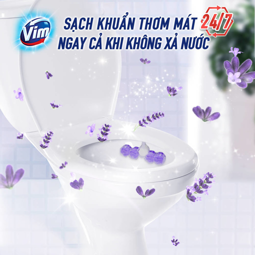 Ảnh của Túi 5 Viên Tẩy Bồn Cầu Vim Hương Oải Hương