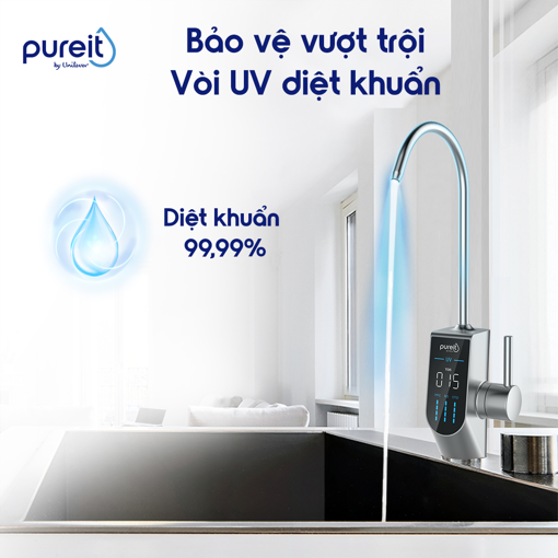 Ảnh của MÁY LỌC NƯỚC PUREIT DELICA ÂM TỦ BẾP CÔNG SUẤT LÕI RO CỰC ĐẠI (UR5840)