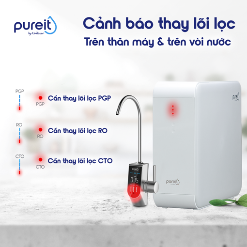 Picture of MÁY LỌC NƯỚC PUREIT DELICA ÂM TỦ BẾP CÔNG SUẤT LÕI RO CỰC ĐẠI (UR5840)