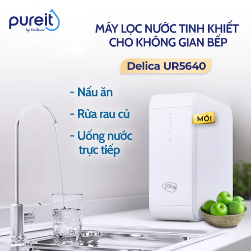 Picture of MÁY LỌC NƯỚC PUREIT DELICA ÂM TỦ BẾP CÔNG SUẤT LÕI RO 14,000L