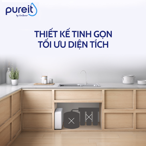 Picture of MÁY LỌC NƯỚC PUREIT DELICA ÂM TỦ BẾP CÔNG SUẤT LÕI RO 14,000L