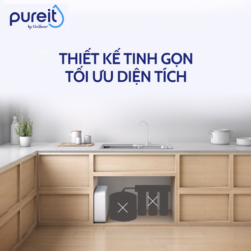 Ảnh của MÁY LỌC NƯỚC PUREIT DELICA ÂM TỦ BẾP CÔNG SUẤT LÕI RO 14,000L