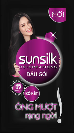 Ảnh của Dây 10 gói Dầu gội Sunsilk đen óng mượt rạng ngời 6g