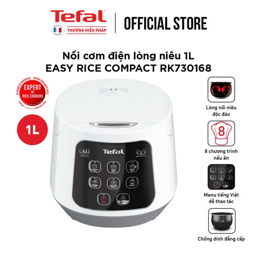 Ảnh của Nồi cơm điện Tefal Easy Rice Compact RK730168 1L - 600W
