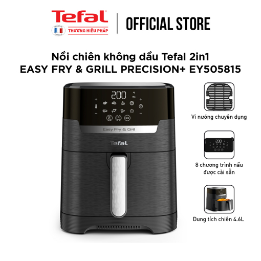 Picture of Nồi chiên không dầu Tefal 2in1 Easy Fry & Grill Precision EY505815