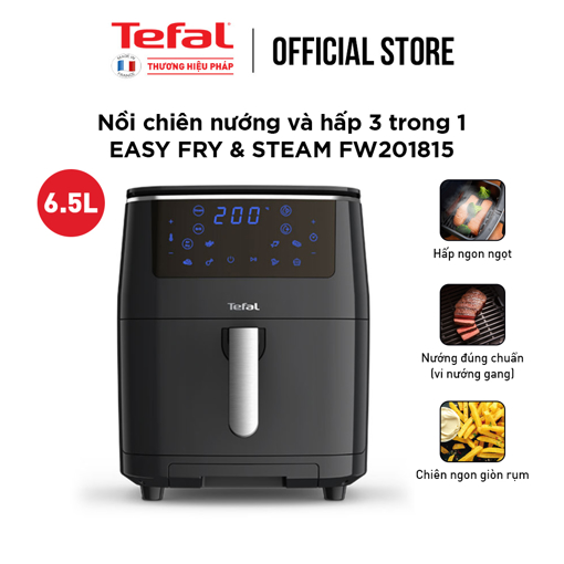 Ảnh của Nồi chiên không dầu Tefal 3 trong 1 Easy fry Steam & Grill FW201815