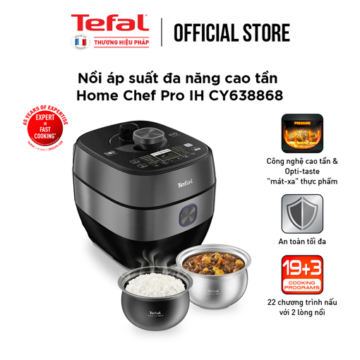Ảnh của Nồi áp suất Tefal Smart Pro IH Multicooker CY638868 - 1300W