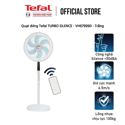 Picture of Quạt đứng Tefal - VH679990 - Trắng (QUẠT TURBO, 80W)