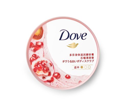 Picture of Tẩy da chết toàn thân Dove Dưỡng ẩm hương Lựu đỏ 298g