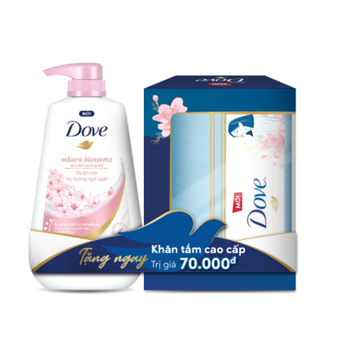Picture of [Tặng khăn] Sữa tắm Dove hương Hoa ngọt ngào 500g