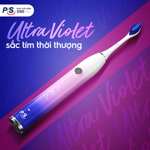 Ảnh của Bàn chải điện P/S S100 PRO - Tím thời thượng