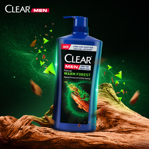 Picture of Dầu gội CLEAR MEN Perfume Warm Forest 600g