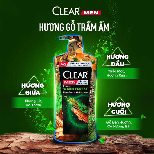 Ảnh của Dầu gội CLEAR MEN Perfume Warm Forest 600g