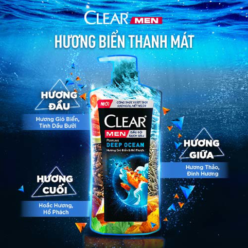 Picture of Dầu gội CLEAR MEN Perfume Deep Ocean 600g
