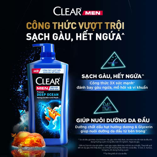 Ảnh của Dầu gội Clear Men Perfume Deep Ocean 840g