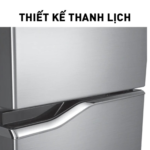 Picture of Tủ lạnh Panasonic hai cánh mặt thép, ngăn đá trên, diệt khuẩn, tiết kiệm điện - NR-BA190PUS9