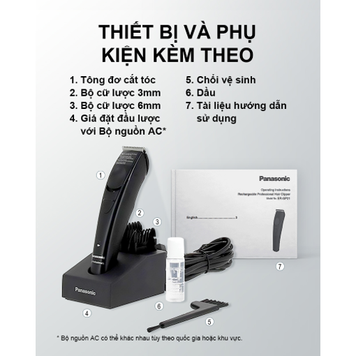 Picture of Tông đơ cắt tóc & cạo râu Panasonic- ER-GP21-K751