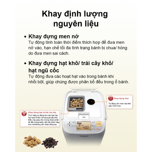 Picture of Máy làm bánh mỳ Panasonic - SD-P104WRA