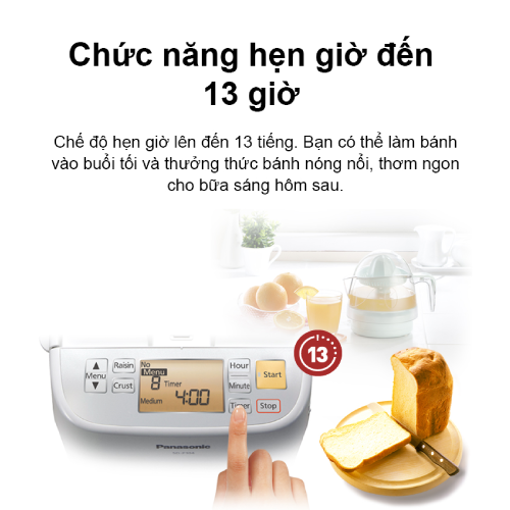 Picture of Máy làm bánh mỳ Panasonic - SD-P104WRA