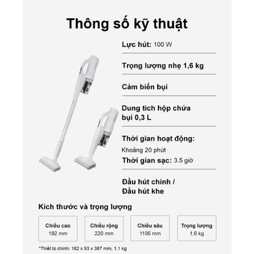 Picture of Máy hút bụi không dây Panasonic - MC-SB30JW049