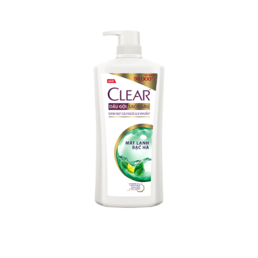 Ảnh của Dầu gội Sạch Gàu Clear Mát lạnh bạc hà 880g