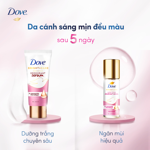 Ảnh của Lăn khử mùi Dove Tinh chất Sáng da NIA + Collagen 45ml